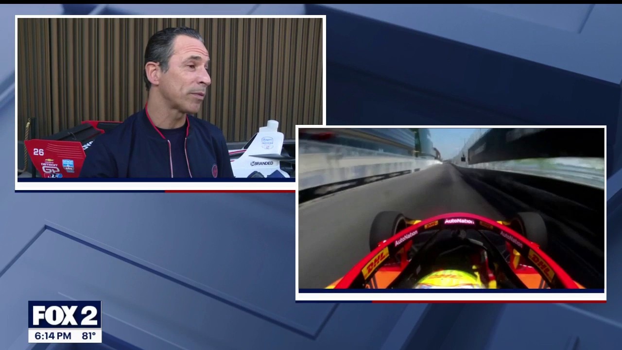 Hélio Castroneves talks driving 'the jewel of Detroit'