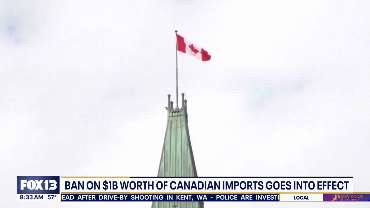 $1B worth of Canadian imports goes into effect Tuesday
