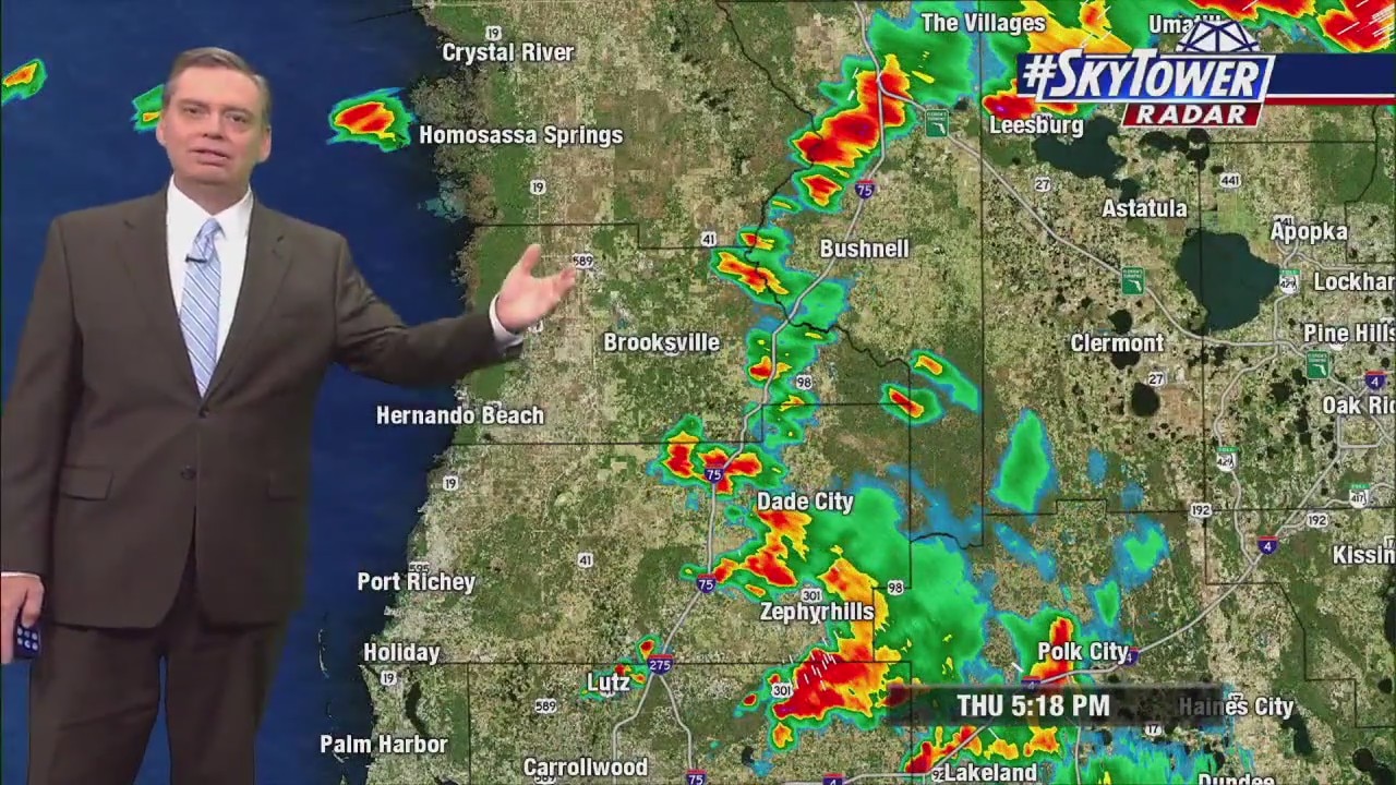 Thursday evening forecast