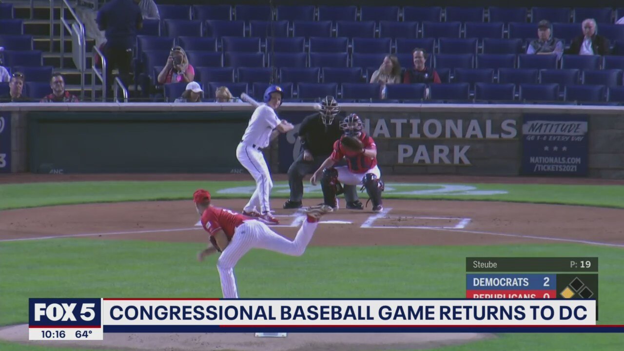Congressional Baseball Game back after missing year to COVID-19 pandemic