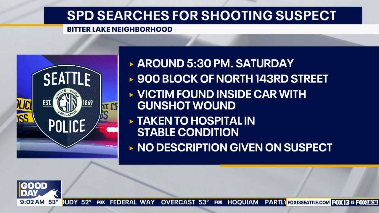 Bitter Lake shooting leaves one hospitalized
