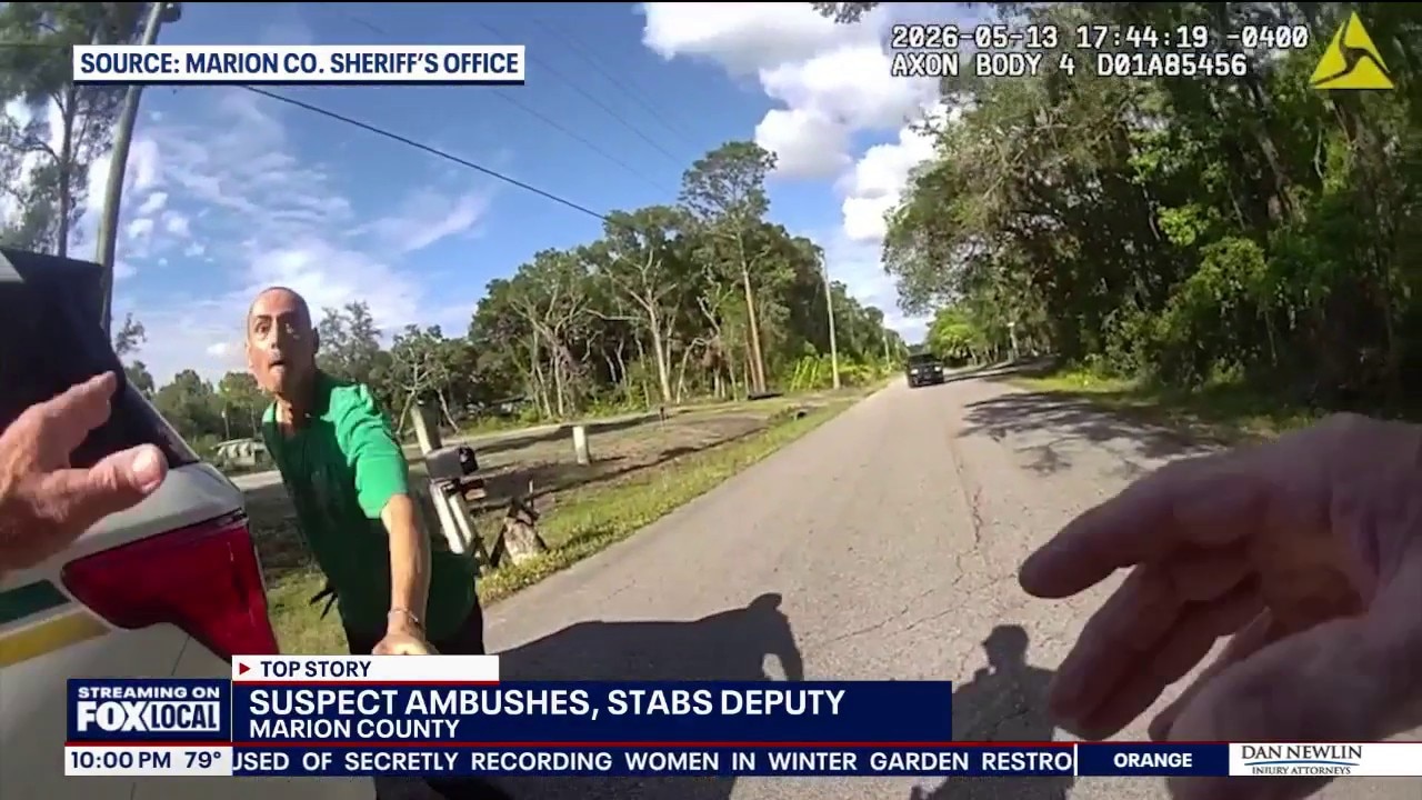 Man accused of stabbing deputy has history of violence