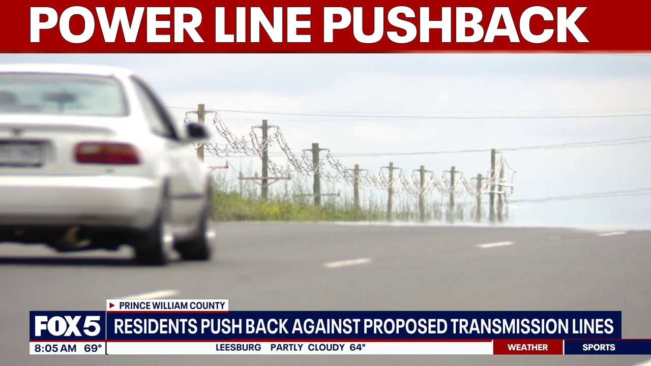 Dominion Energy faces pushback in northern Virginia over proposed transmission lines