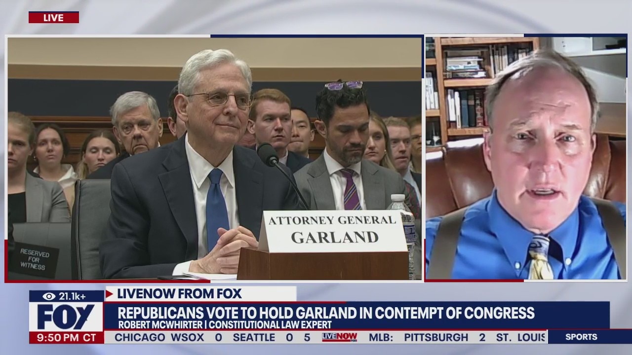 GOP votes to hold Garland in contempt of Congress