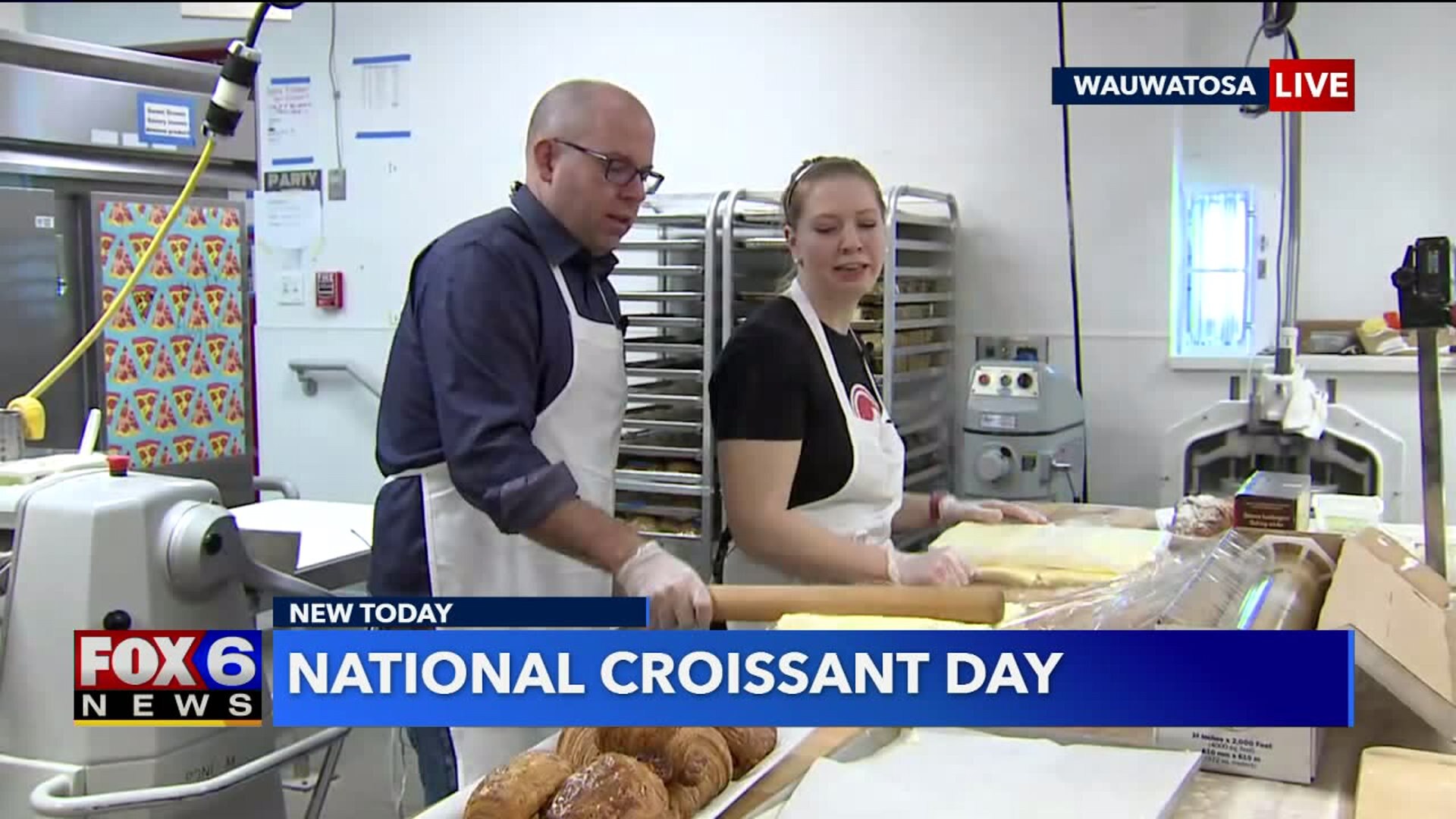 Making croissants