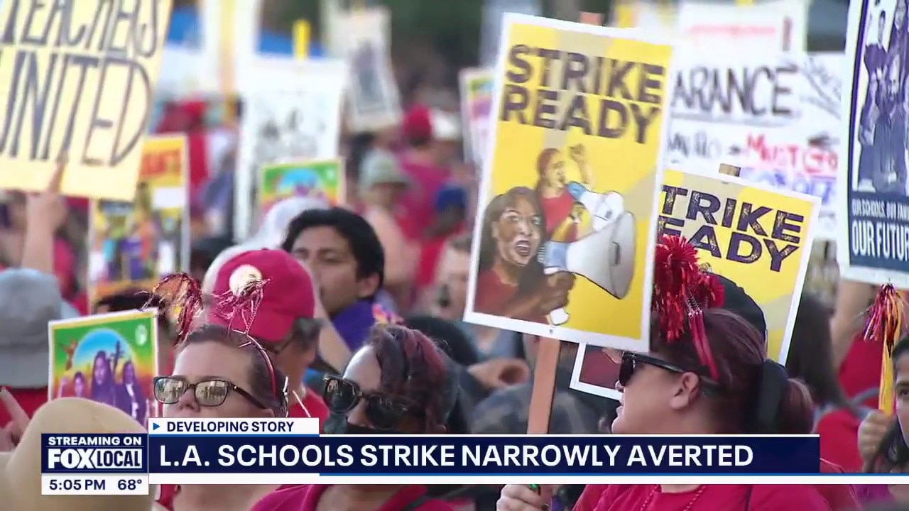 LAUSD narrowly avoids strike