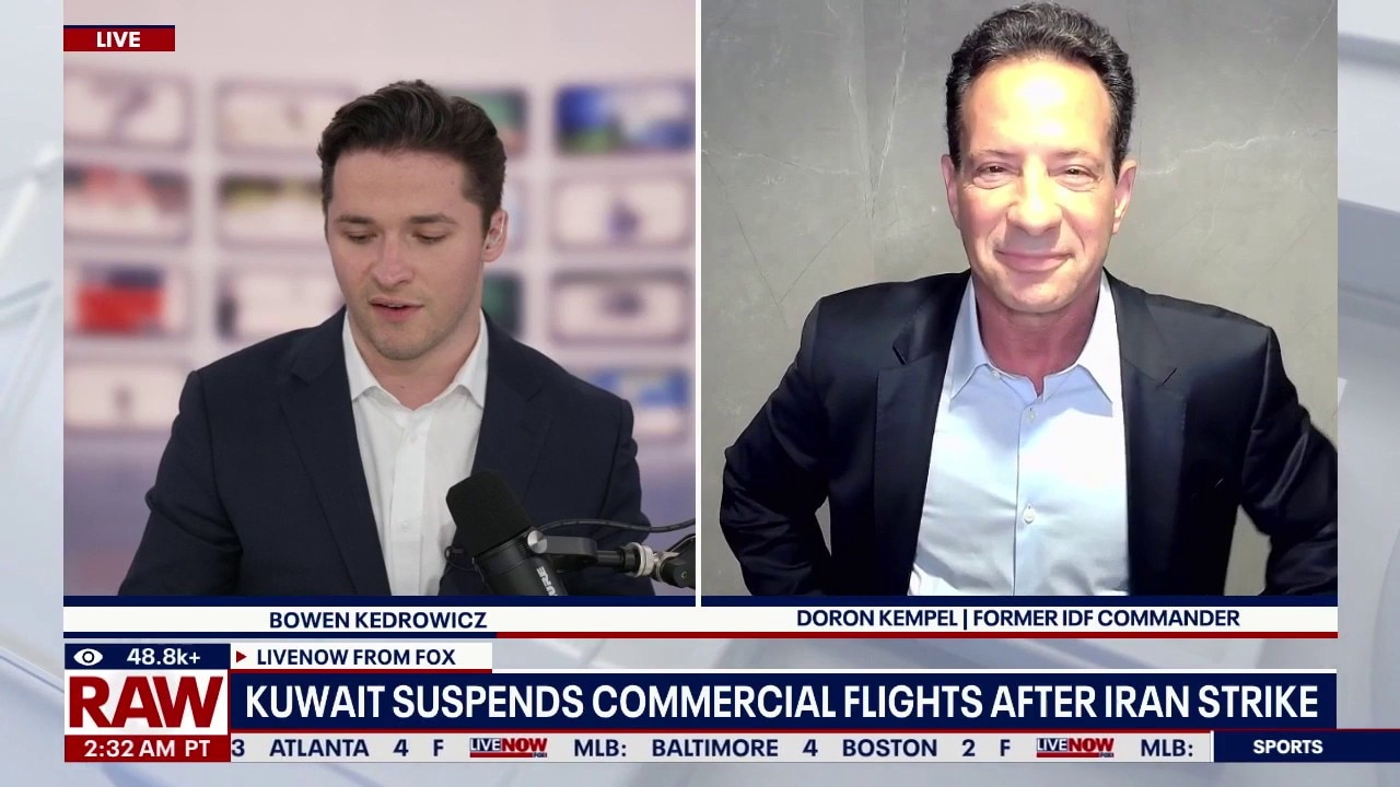 Kuwait suspends commercial flights after Iran strike