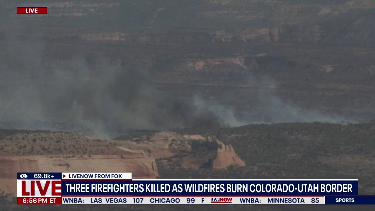 Three firefighters killed in Colorado-Utah wildfires 