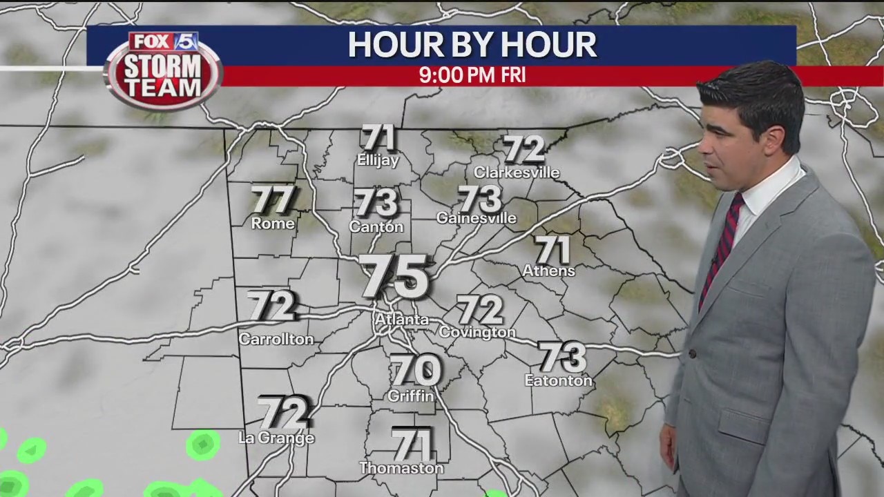 Friday afternoon forecast update