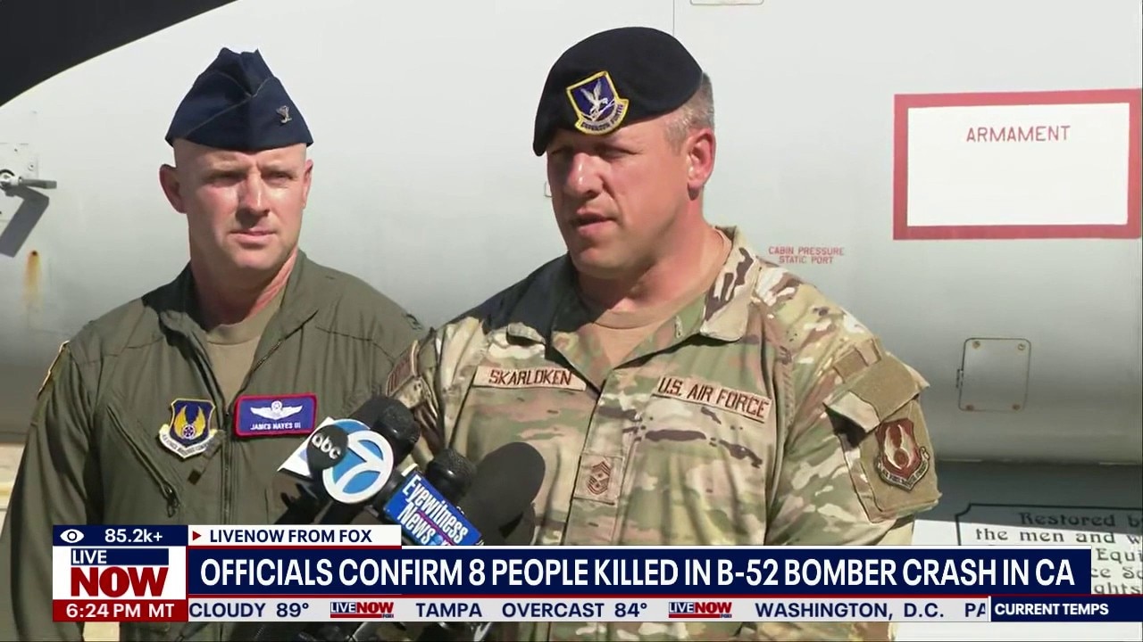 Update after 8 people reportedly killed in B-52 crash