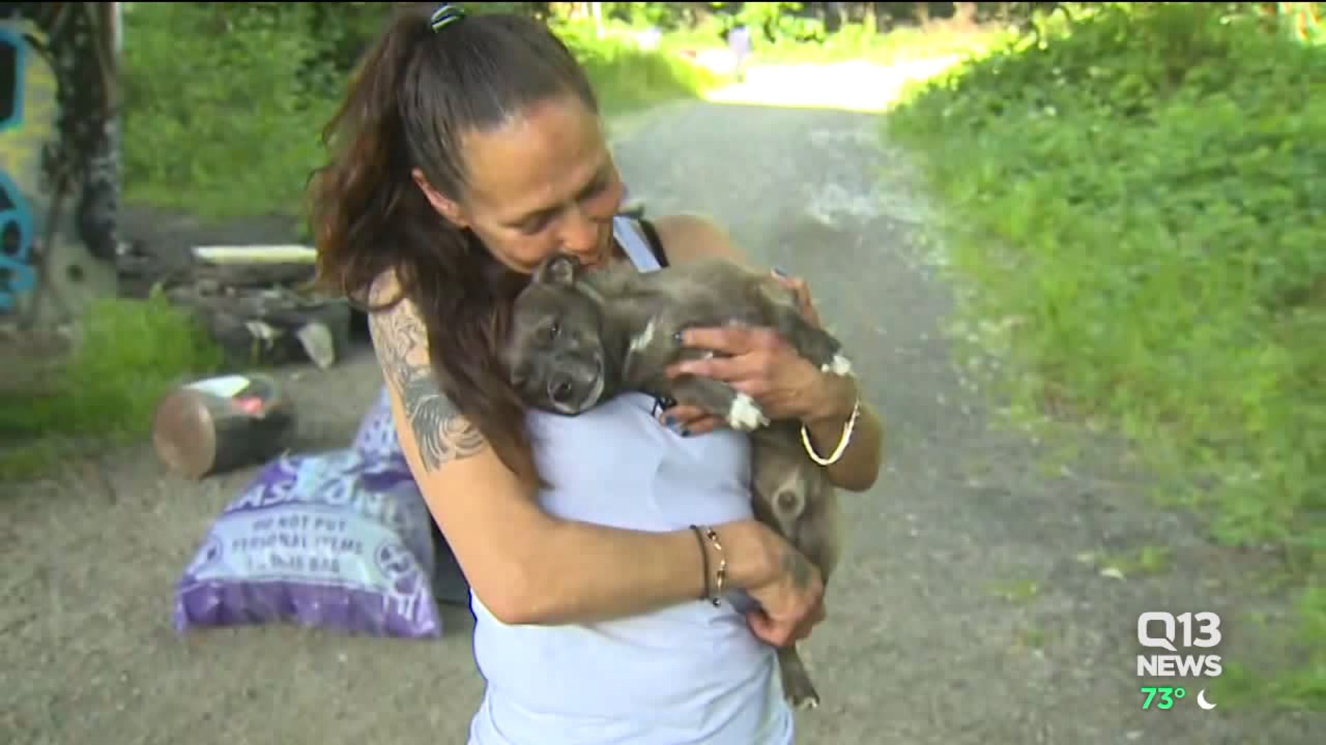 Woman rushed to help after fiery Seattle crash