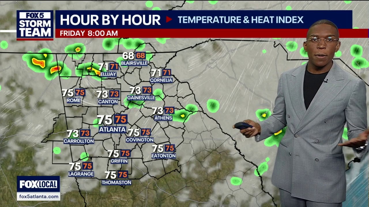 Thursday evening forecast