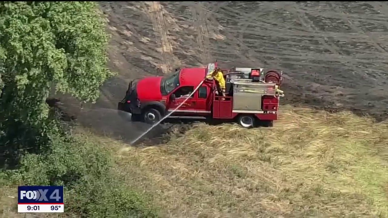 Grass fire threatens Chico ISD elementary school