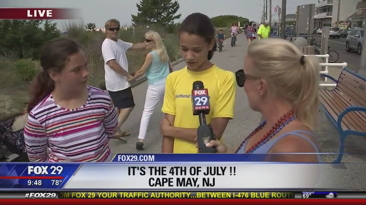 Early activity on the Cape May boardwalk