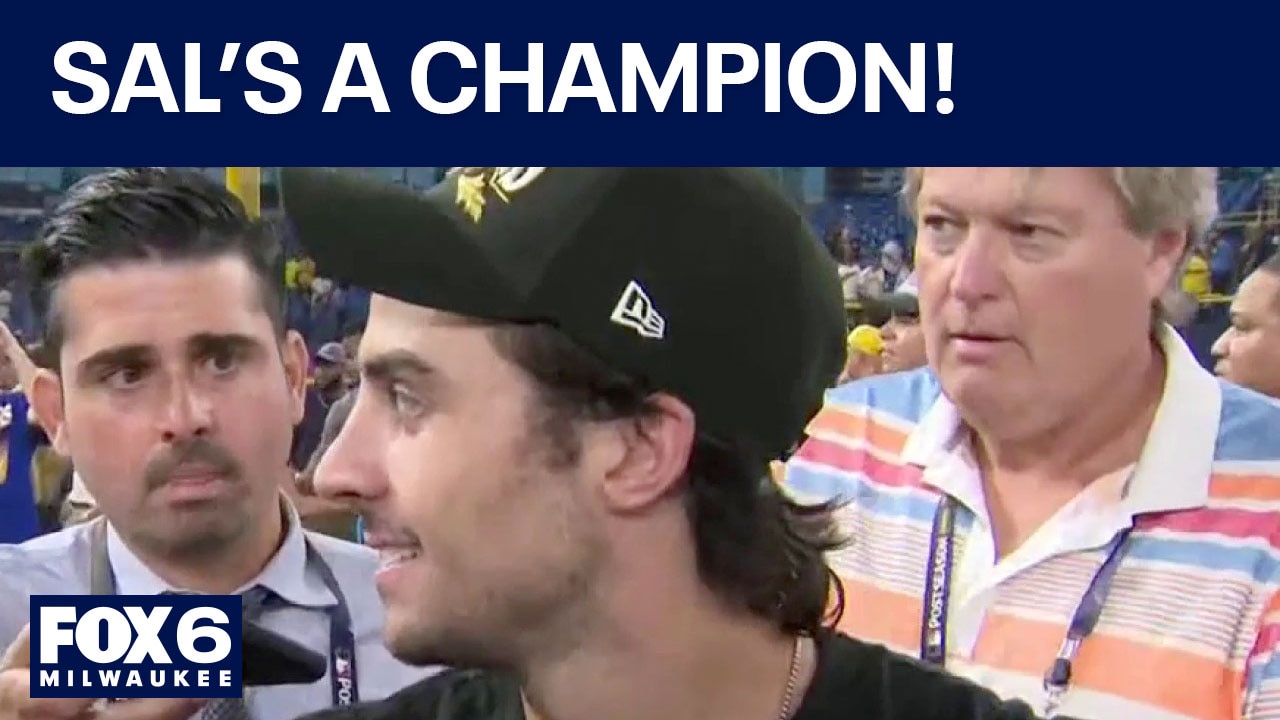 World Series: Brewers' Sal Frelick speaks after title win
