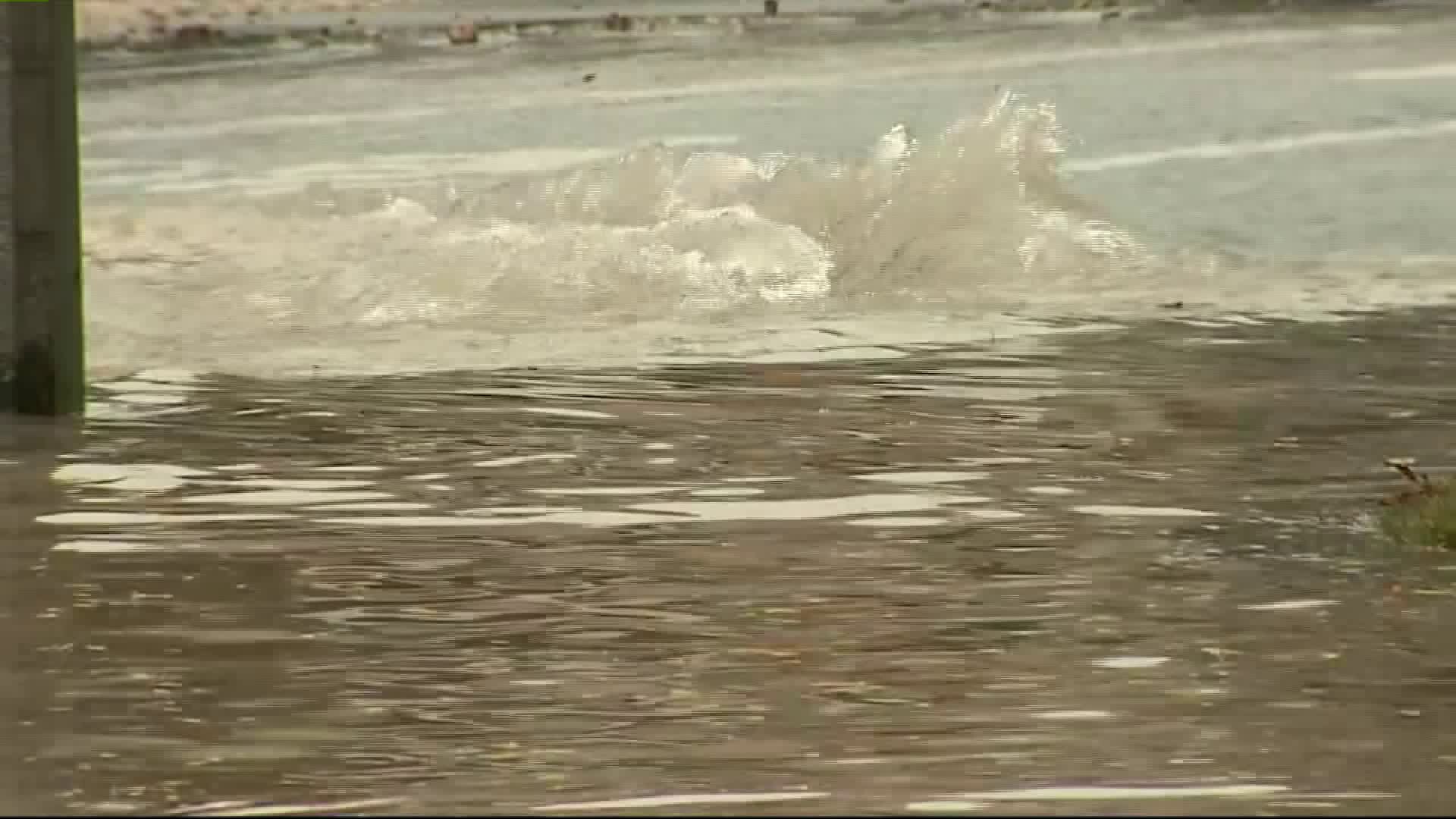 Water main break