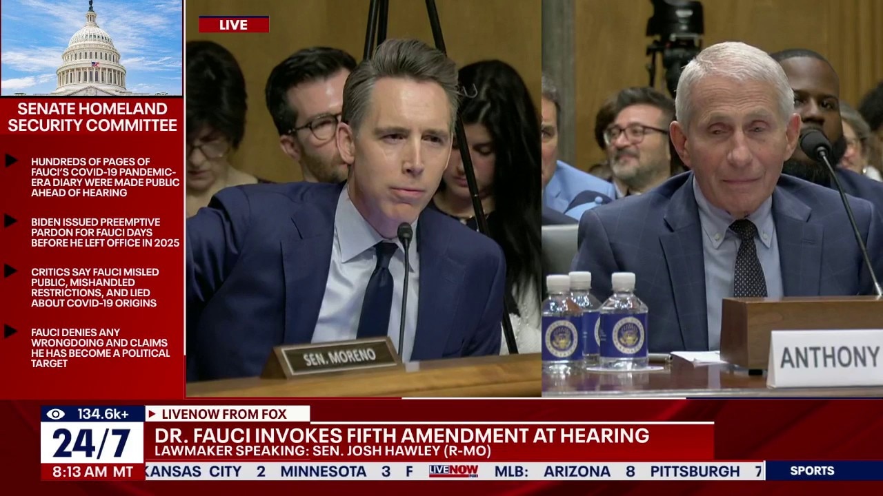 Sen. Josh Hawley, R-Mo, embarrasses Fauci over refusal to testify 