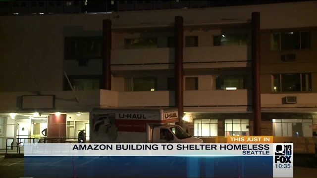 Amazon buildong to shelter homeless