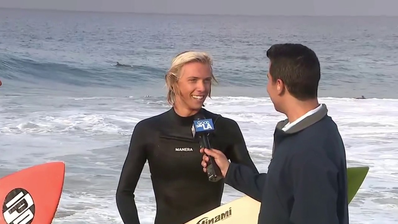 A massive summer south swell has brought historic 20-foot waves to Newport Beach's Wedge, prompting a National Weather Service hazard statement and closing the Malibu Pier.