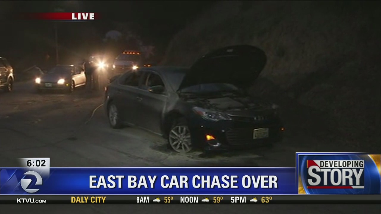 OAKLAND: Wild low-speed chase from Menlo Park to Oakland ends after 2 hours