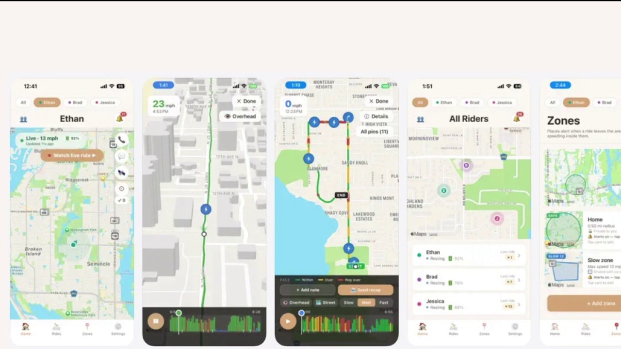 E-Bike safety app
