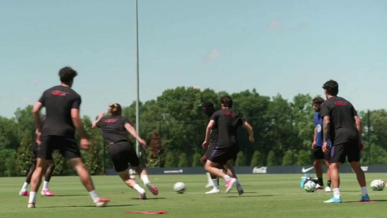 Team USA plays Germany ahead of the FIFA World Cup tournament