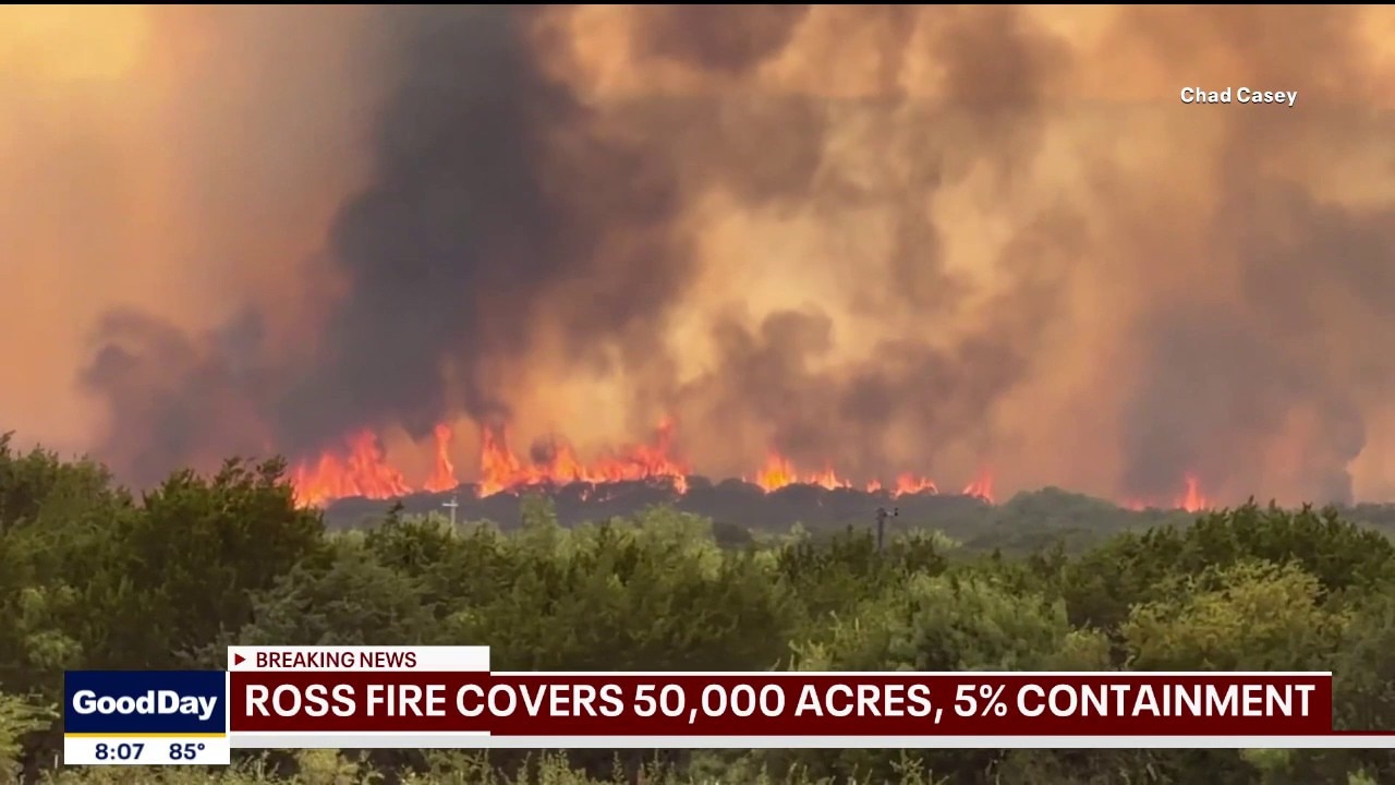 Wildfires burning in North Texas continue to grow