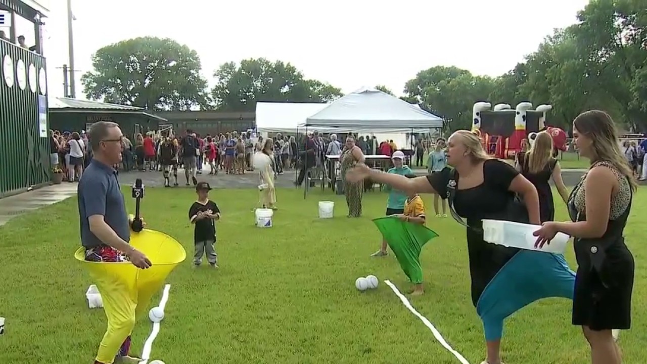 FOX 9 Town Ball Tour: Ian Leonard plays yard games in Brownton