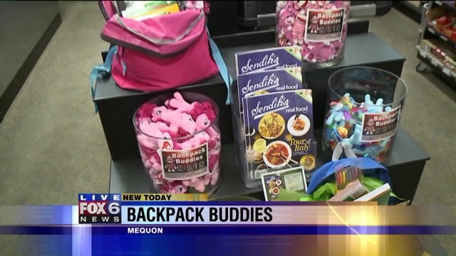 For $10, you can pick up two Backpack Buddies at Sendik`s Food Markets