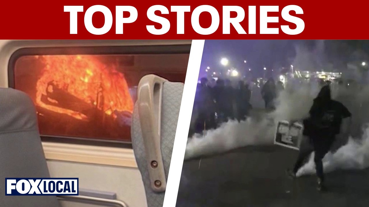 NYC Top Stories: Amtrak car fire, Delaney Hall protest arrests