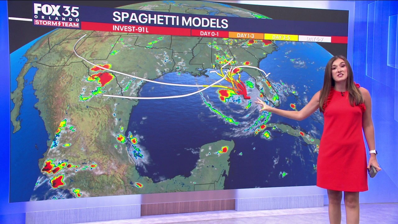 Tracking INVEST 91L in the Gulf