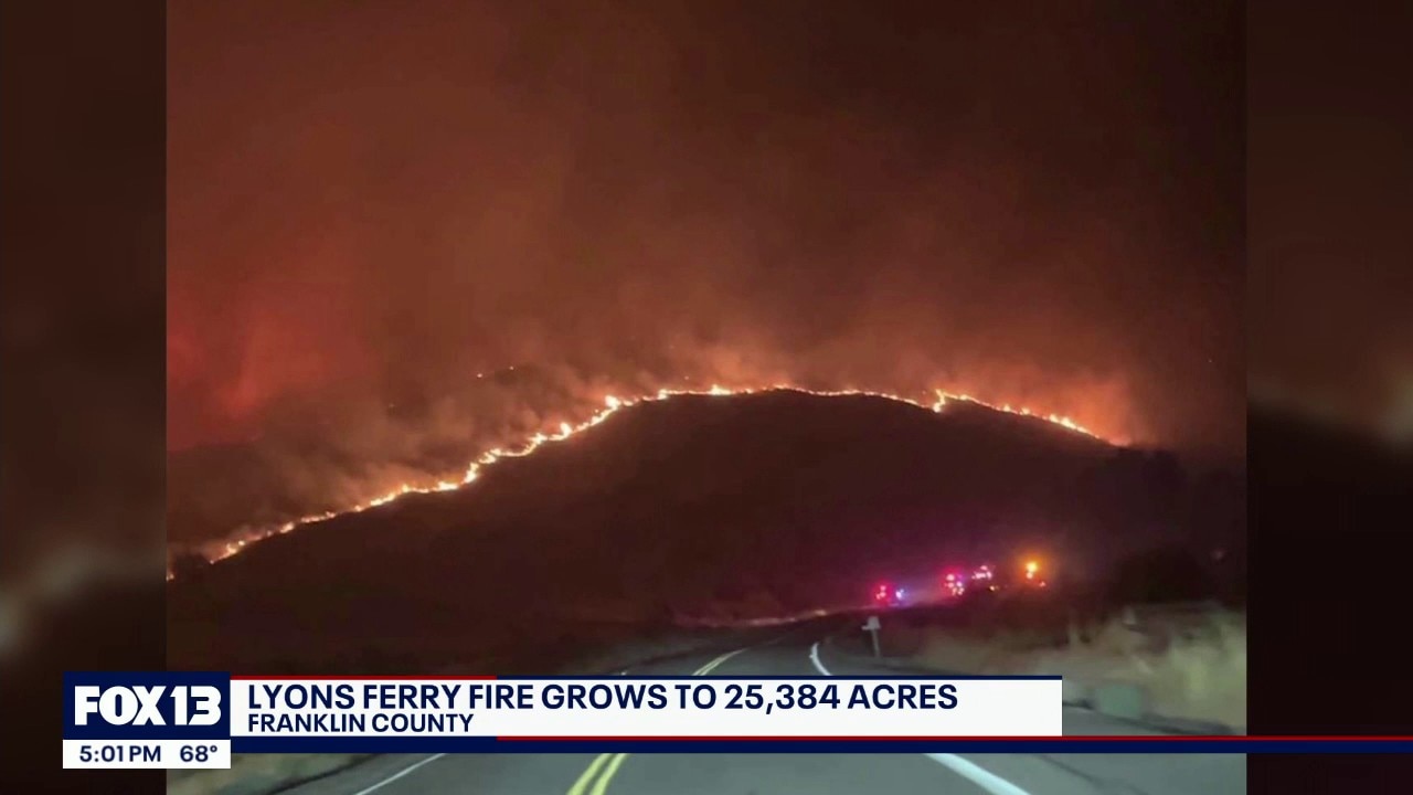 Thunderstorms spark multiple wildfires across Washington