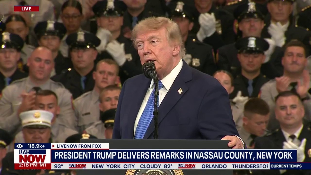 President Trump delivers remarks in Nassau County, NY