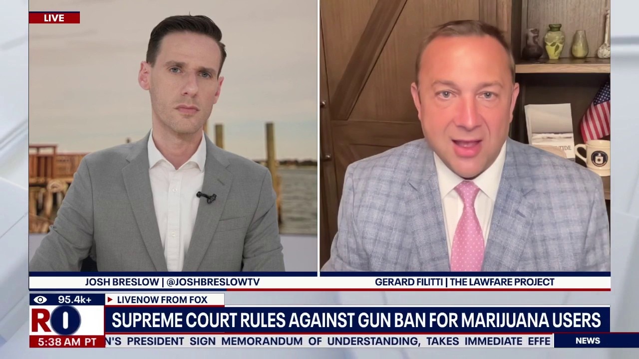 Supreme Court rules against gun ban for marijuana users