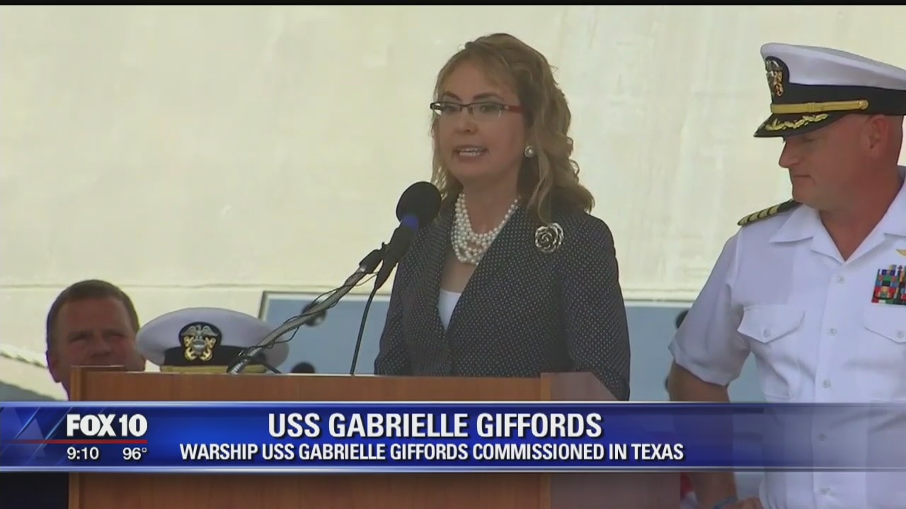 US Navy names warship after former AZ Congresswoman Gabrielle Giffords