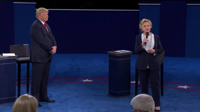 Tension between Trump, Clinton displayed in second presidential debate