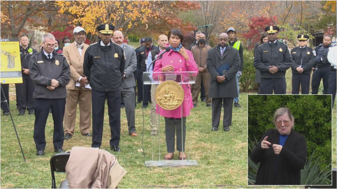 DC Mayor Bowser discusses District violence and holiday safety