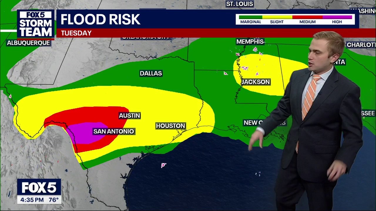 Tuesday afternoon weather forecast
