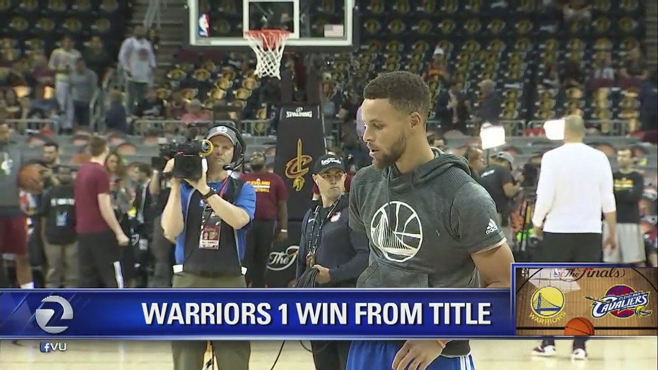 Warriors look to sweep NBA Finals