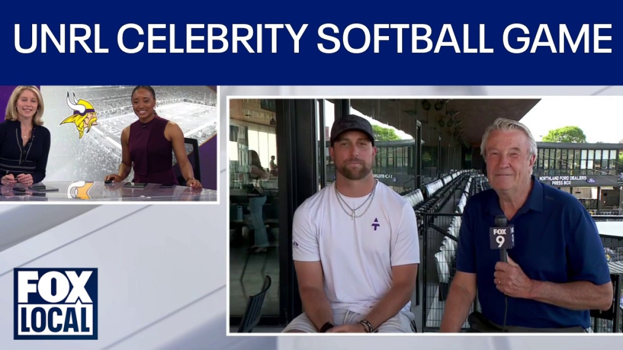 Adam Thielen hosts UNRL celebrity softball game at CHS Field