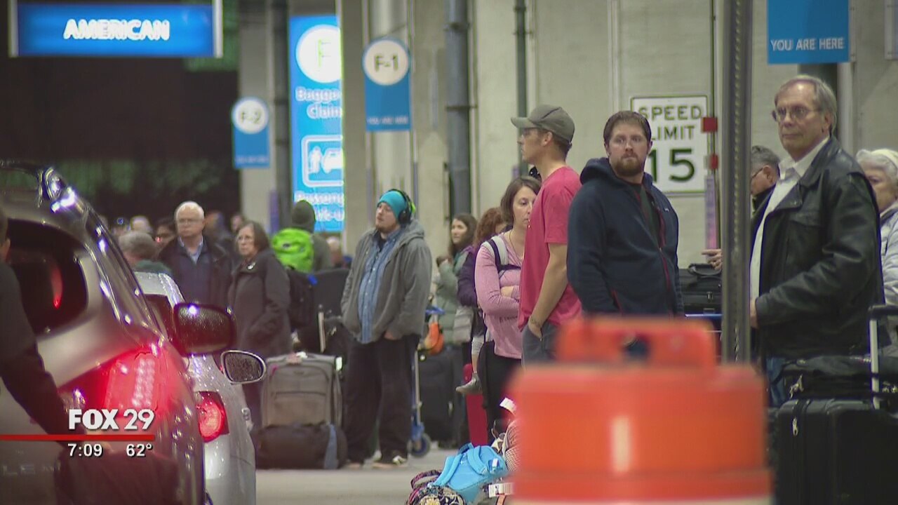 Early travel through Philly International going well