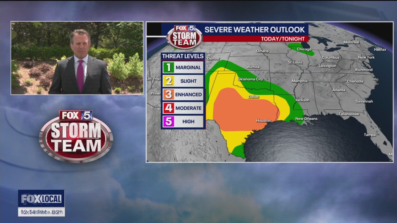 Tuesday midday forecast