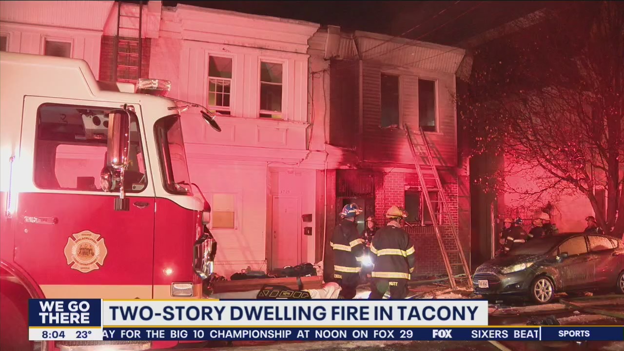 2-story dwelling fire in Tacony