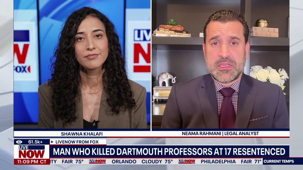 Man who killed Dartmouth professors at 17 resentenced