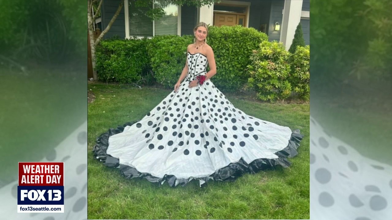 Poulsbo high schooler wins award for duct tape prom dress