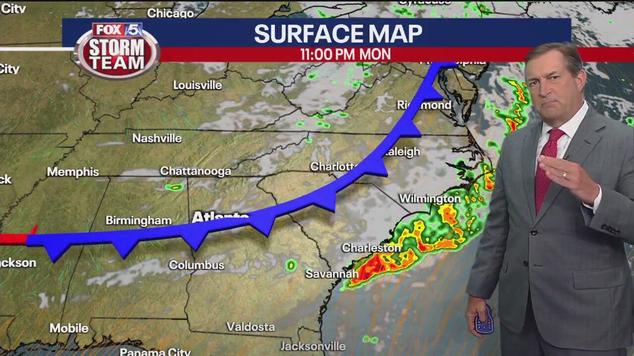 Monday night forecast