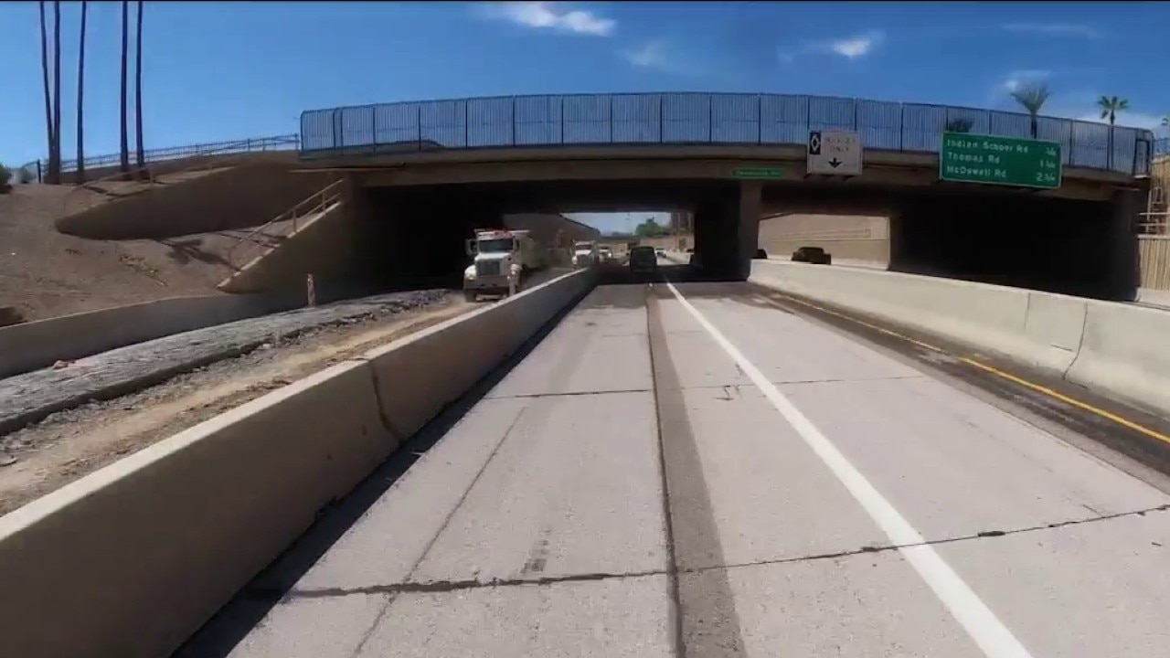 Phoenix drivers face 7-week lane restrictions on State Route 51