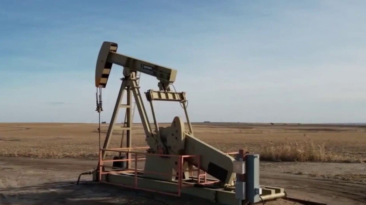 Abandoned oil wells in West Texas
