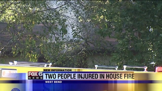 2 taken to the hospital, including 18-year-old extricated from the basement after fire in West Bend