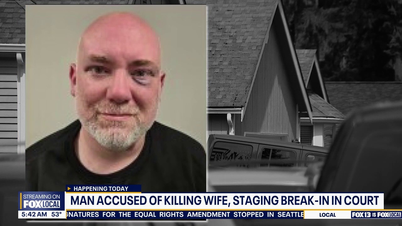 Covington, WA man accused of killing wife, staging break-in